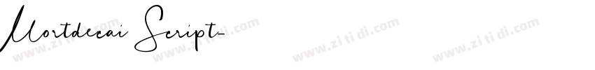 Mortdecai Script字体转换